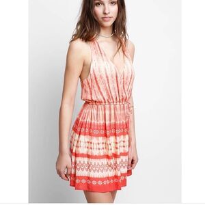 IKAT border racer back dress